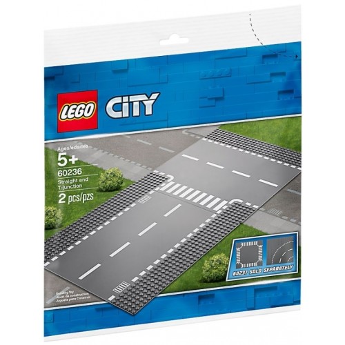 Lego City Straight and T-Junction (60236)