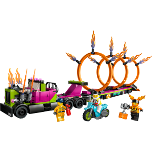 Lego City Stunt Truck & Ring Of Fire Challenge (60357)