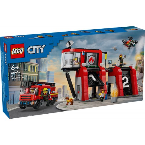 Lego City Fire Fire Station with Fire Truck (60414)