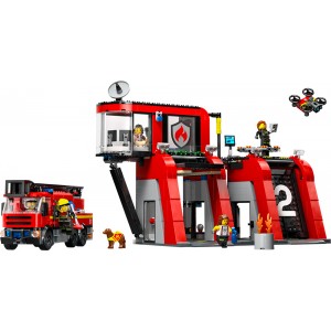 Lego City Fire Fire Station with Fire Truck (60414)
