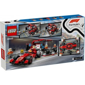 Lego City - F1 Pit Stop & Pit Crew With Ferrari Car (60443)