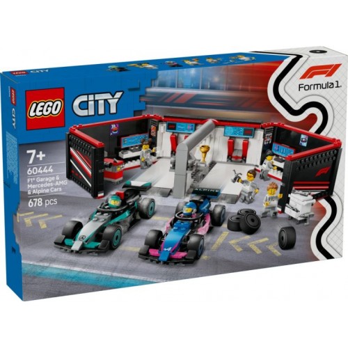 Lego City - F1 Garage & Mercedes - AMG & Alpine Cars (60444)