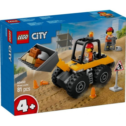 Lego City - Yellow Construction Wheel Loader (60450)