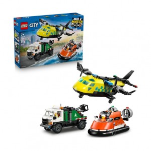 Lego City Airplane, Service Trucl & Hovercraft Remix (60505)