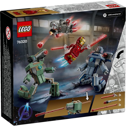 Lego Marvel Iropn Man & War Machine vs.Hammer Drones (76320)