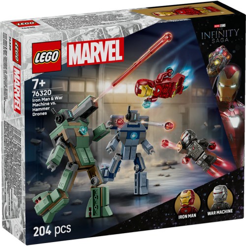 Lego Marvel Iropn Man & War Machine vs.Hammer Drones (76320)