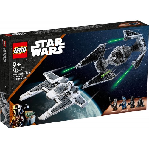 Lego Star Wars Mandalorian Fang Fighter vs. TIE Interceptor™ (75348)