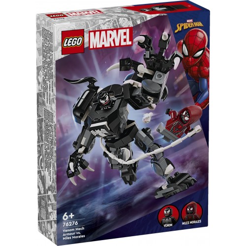 Lego Super Heroes Marvel Venom Mech Armor vs Miles Morales (76276)