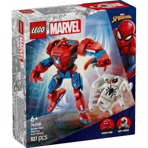 Lego Marvel Spiderman Mech Vs Anti-Venom (76308)