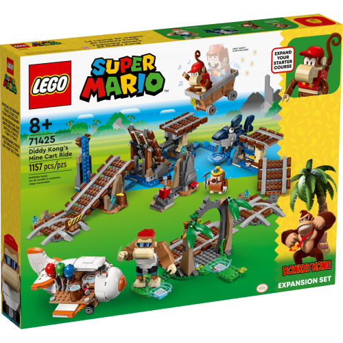 Lego Super Mario Diddy Kong's Mine Cart Ride Expansion Set (71425)