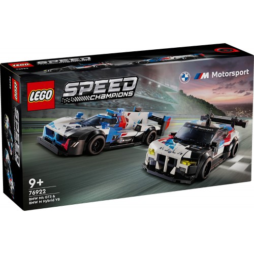 Lego Speed Champions BMW M4 GT3 & BMW M Hybrid V8 Race Cars (76922)