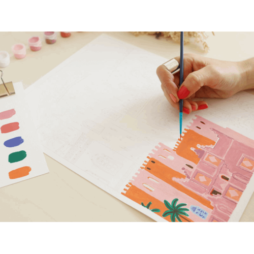 Petite Epicerie Κατασκευή Ζωγραφικής Sunset in Morocco (350026)