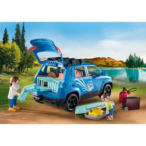 Playmobil Οικογενειακές Διακοπές με Ρυμουλκούμενο Τροχόσπιτο (71423)