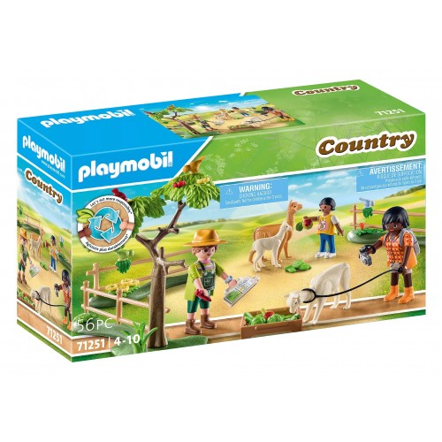 Playmobil Βόλτα Στην Εξοχή Με Τα Αλπάκια (71251)