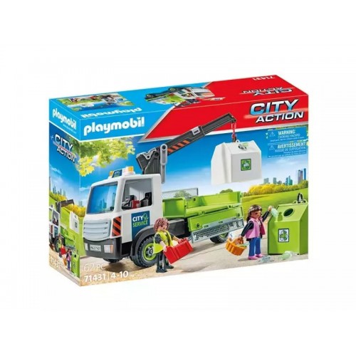 Playmobil Όχημα Ανακύκλωσης Γυαλιού (71431)
