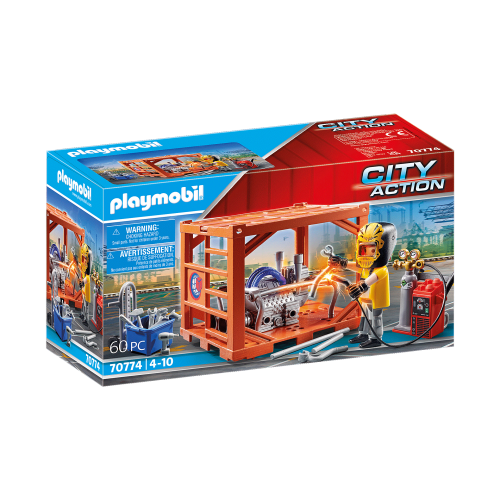 Playmobil Κατασκευαστής Container (70774)
