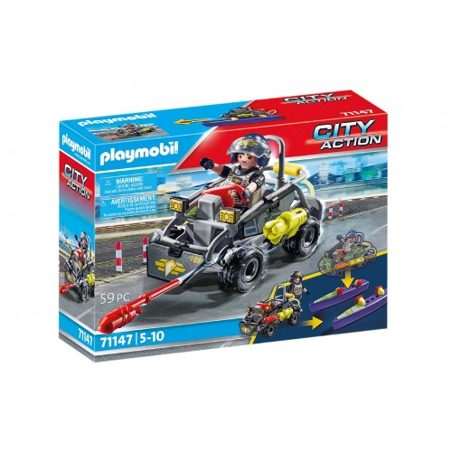 Playmobil Αμφίβιο Όχημα Ειδικών Δυνάμεων (71147)