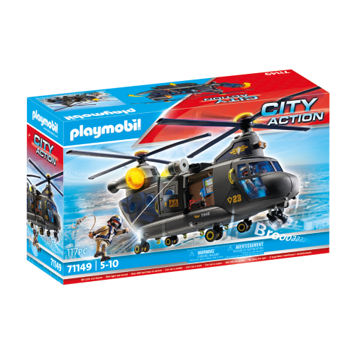 Playmobil Ελικόπτερο Ειδικών Δυνάμεων με 2 Έλικες (71149)