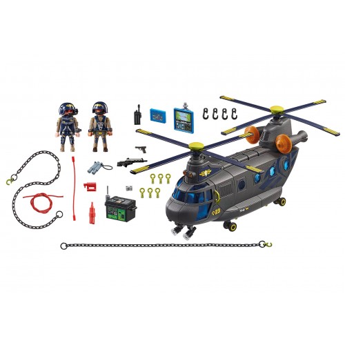 Playmobil Ελικόπτερο Ειδικών Δυνάμεων με 2 Έλικες (71149)