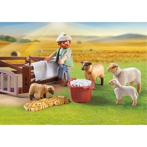 Playmobil Country Βοσκός με Προβατάκια (71444)