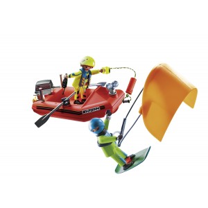 Playmobil Επιχείρηση Διάσωσης Kitesurfer Με Σκάφος (70144)