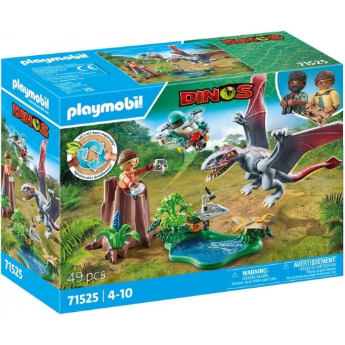 Playmobil Dinos Παρατηρώντας τον Διμόρφοντα (71525)