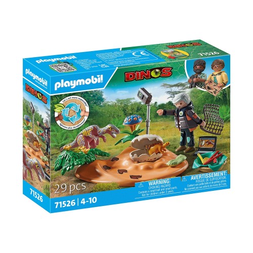 Playmobil Dinos Φωλιά Στεγόσαυρου και Κλέφτης Αυγών (71526)