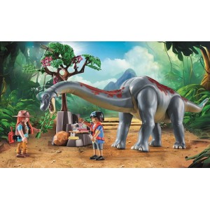 Playmobi Δεινόσαυροι - Βραχιόσαυρος και Χόβερκραφτ (71819)