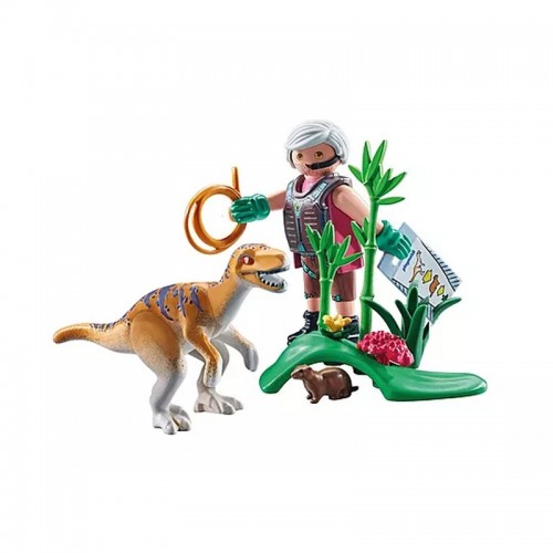 Playmobi Δεινόσαυροι - Εξερευνητής και Βελοσιράπτορ (71823)