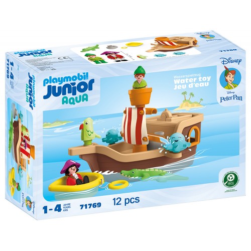 Playmobil Junioyr & Disney - Ο Πίτερ Παν και το πειρατικό πλοίο του Κάπτεν Χουκ (71769)