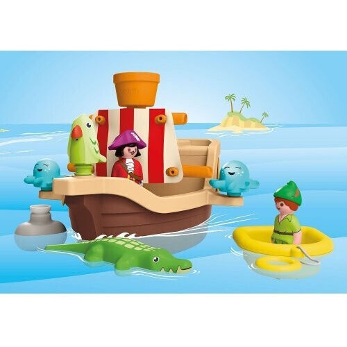 Playmobil Junioyr & Disney - Ο Πίτερ Παν και το πειρατικό πλοίο του Κάπτεν Χουκ (71769)