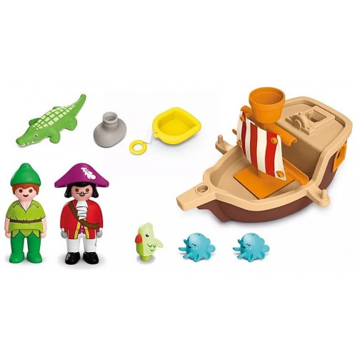 Playmobil Junioyr & Disney - Ο Πίτερ Παν και το πειρατικό πλοίο του Κάπτεν Χουκ (71769)