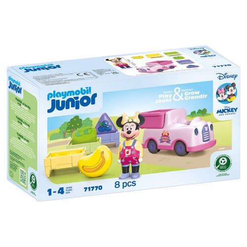 Playmobil Junioyr & Disney - Η Μίνι Μάους και το φορτηγό με φρούτα (71770)