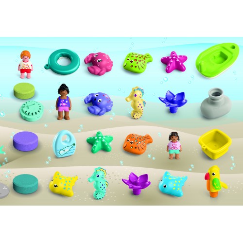 Playmobi Χριστουγεννιάτικα Ημερολόγια - JUNIOR & Tinti - Ώρα για μπάνιο (71777)