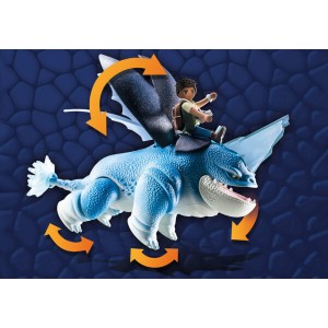 Playmobil Dragons Plowhorn και Dangelo (71082)