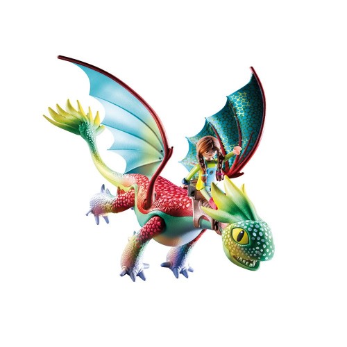 Playmobil Dragons Plowhorn και Dangelo (71083)