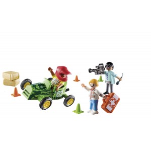 Playmobil Duck On Call Επιχείρηση Διάσωσης Διάσωση στα Go-Kart (70919)