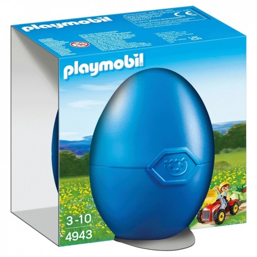 Playmobil Αυγό Αγοράκι με Τρακτέρ (4943)