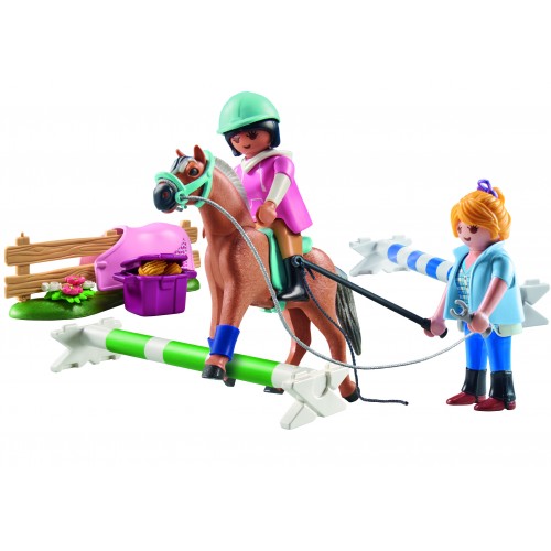 Playmobil Ιππικός Όμιλος Εκπαίδευση Αλόγου Ιππασίας (71242)