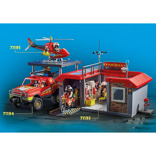 Playmobil Πυροσβεστικός σταθμός (71193)