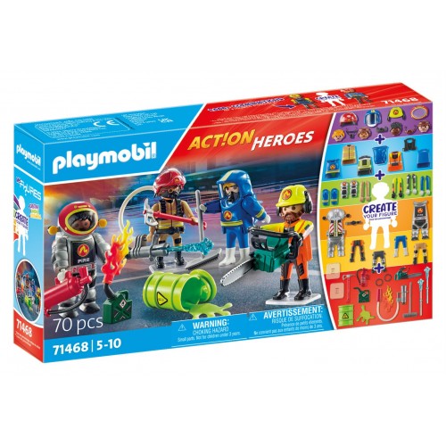 Playmobil My Figures: Επιχείρηση Πυροσβεστικής (71468)