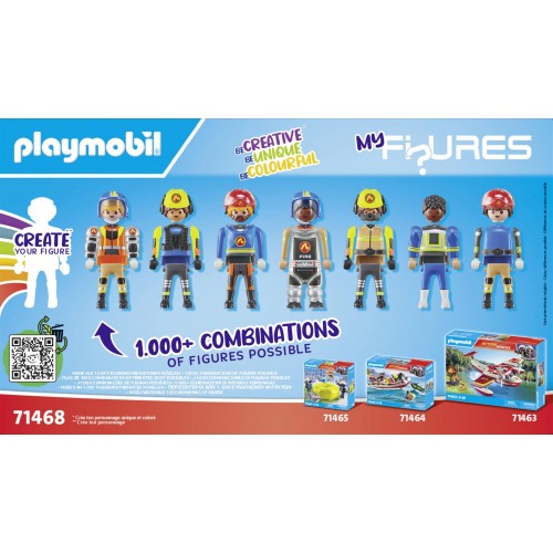 Playmobil My Figures: Επιχείρηση Πυροσβεστικής (71468)