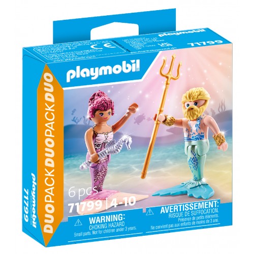 Playmobil Duo Pack Γοργόνα και Τρίτωνας (71799)