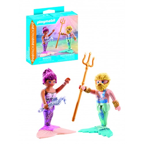 Playmobil Duo Pack Γοργόνα και Τρίτωνας (71799)