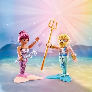 Playmobil Duo Pack Γοργόνα και Τρίτωνας (71799)