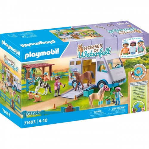 Playmobil Horses of Waterfall Μαθήματα Ιππασίας Όχημα Μεταφοράς Αλόγων (71493)