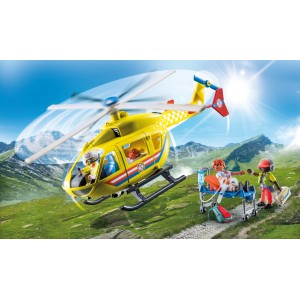 Playmobil Μεγάλο Ιατρικό Κέντρο Ελικόπτερο Πρώτων Βοηθειών (71203)