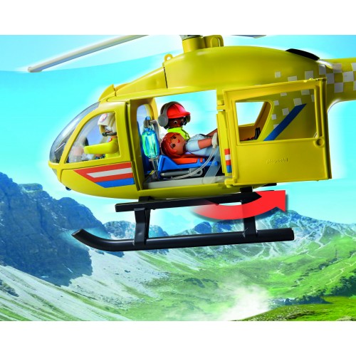 Playmobil Μεγάλο Ιατρικό Κέντρο Ελικόπτερο Πρώτων Βοηθειών (71203)