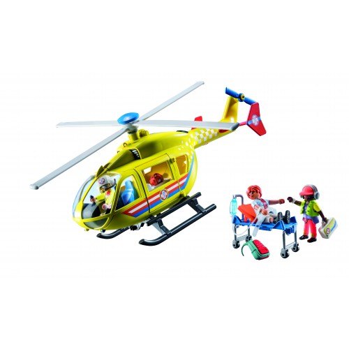 Playmobil Μεγάλο Ιατρικό Κέντρο Ελικόπτερο Πρώτων Βοηθειών (71203)