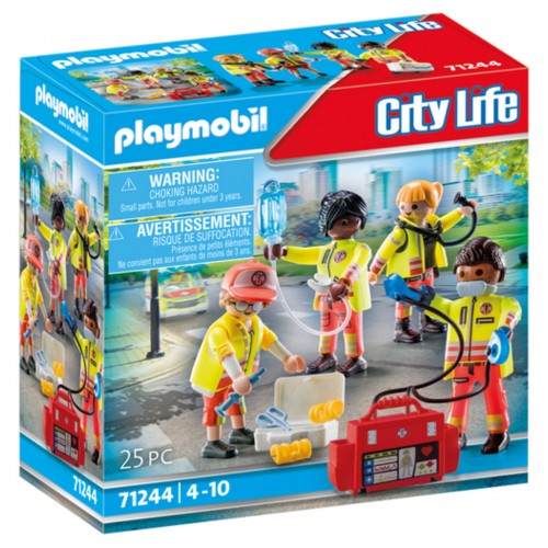 Playmobil Μεγάλο Ιατρικό Κέντρο Ομάδα Διάσωσης (71244)